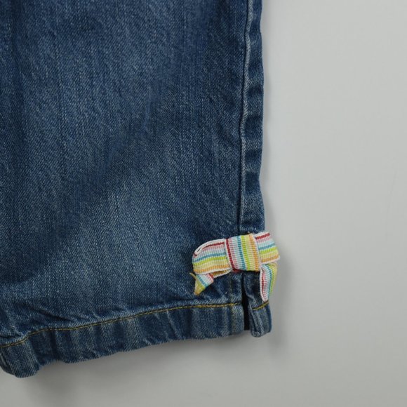 Capri jeans with rainbow bows 4T - Picture 2 of 7
